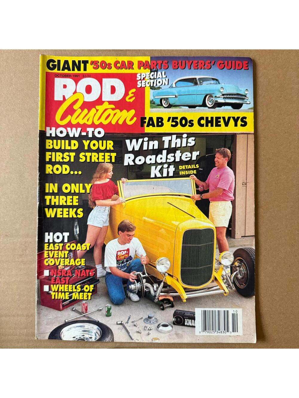 Vintage Hot Rodder Chevy Auto Magazine Custom Rodder B2